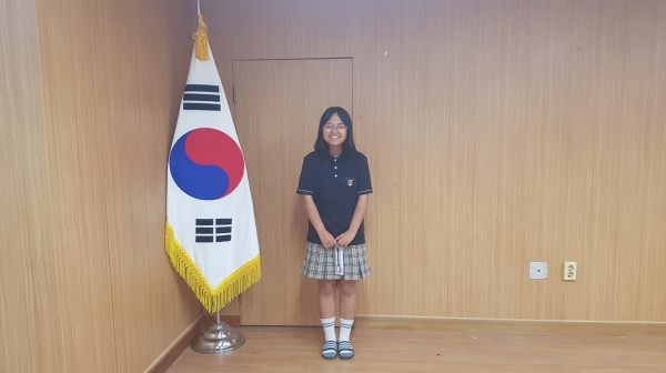 2019. 전국장애이해글짓기 최우수(교육감상)상을 수상한 김은지 학생