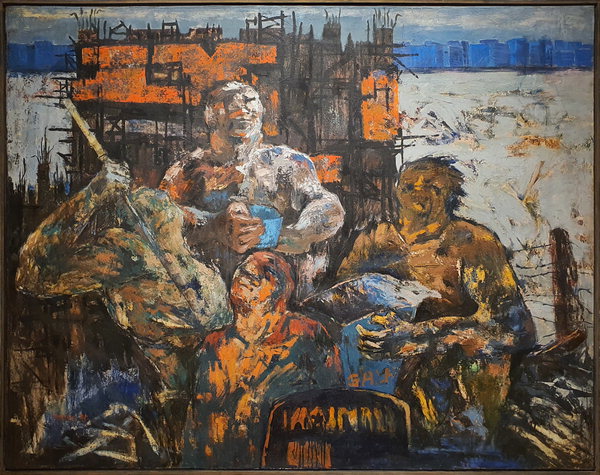▲ 송창 작 '매립지 - 신도시(1982)'.