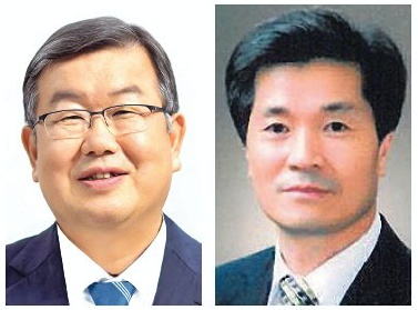 박일호 밀양시장(왼쪽), 안병구 변호사.