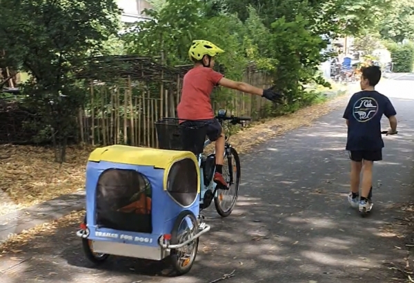 독일 프라이부르크시 보봉마을에선 다양한 자전거, 자전거 신호등과 같이 자전거 친화적인 모습을 볼 수 있다. /전희식 작가