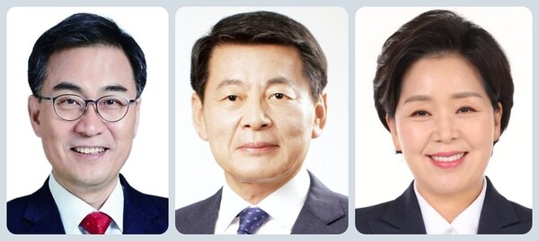 왼쪽부터 국민의힘 최형두·더불어민주당 서삼석·한국의희망 양향자 국회의원. /최형두 의원실