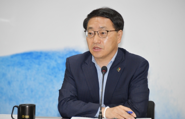 최만림 경남도 행정부지사가 16일 국토교통예산협으회에 참석해 국비를 요청했다. 사진은 지난해 모습.  /경남도