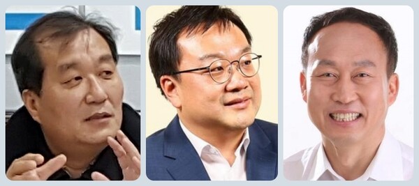 왼쪽부터 정부권 허성무 당선자 보좌관, 진명구 김종양 당선자 보좌관, 김대하 정혜경 당선자 보좌관. /각 인물 페이스북