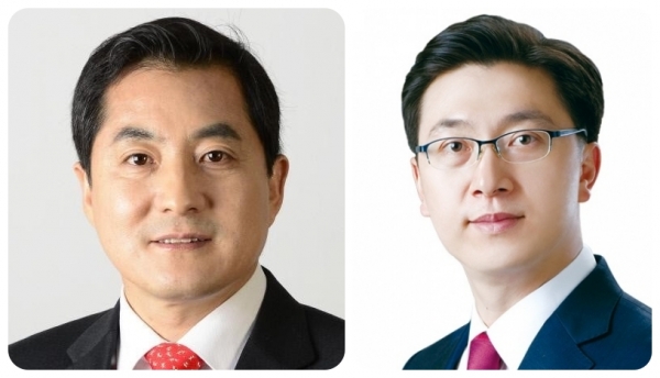 박대출(왼쪽) 의원과 강민국 의원.