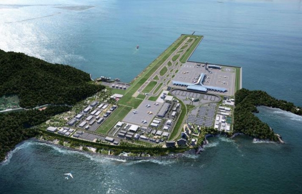 '가덕도신공항 건설사업 기본계획(안)' 조감도. /경남도민일보 DB