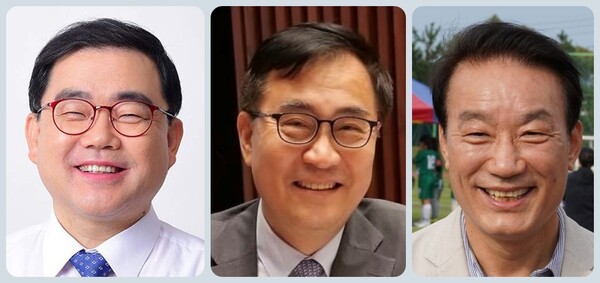 왼쪽부터 더불어민주당 허성무, 국민의힘 최형두·서일준 국회의원. /각 의원 누리소통망