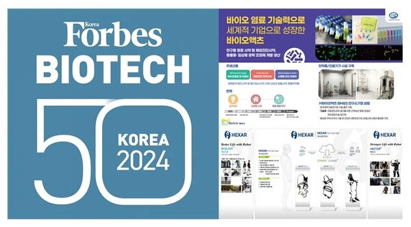 김해 바이오액츠·헥사휴먼케어, '대한민국 바이오테크 50' 포함 - 뉴스 썸네일 이미지