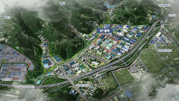 경남 서부의료원은 진주시 정촌면 예하리 경남항공국가산단 B7블록에 들어설 예정이다. /경남도