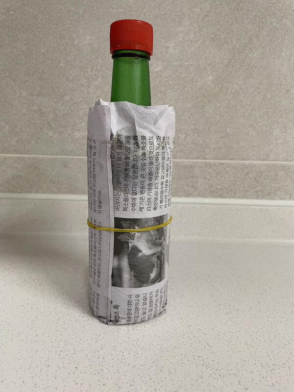 할머니가 보내준 참기름. /김윤지