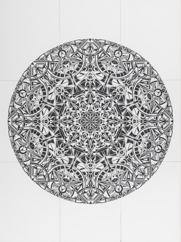 만다라를 연상하게 하는 방상환 작가의 작품. /방상환 