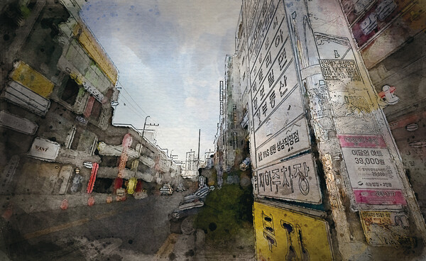 2024년 연말 창원시 성산구 상남상업지구 모습. /김구연 기자