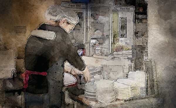 자영업 2년 차 김지영 씨가 장사 준비를 하고 있다. /주찬우 기자