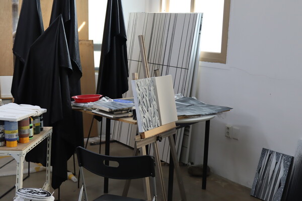 창원시 의창구 소답동에 위치한 김성훈 작가 작업실. /백솔빈 기자