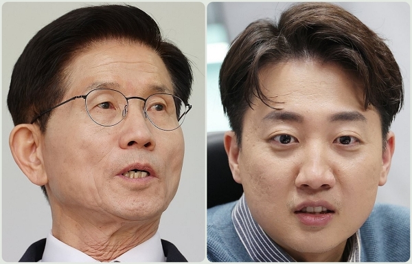 김문수 국민의힘 대선 후보와 이준석 개혁신당 대선 후보. /연합뉴스