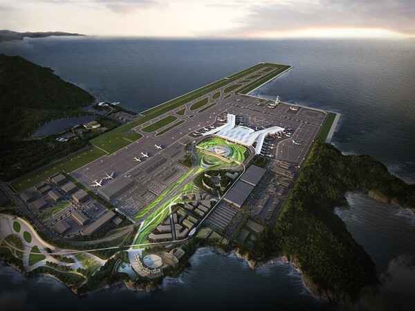 가덕도신공항 조감도. /가덕도신공항건설공단
