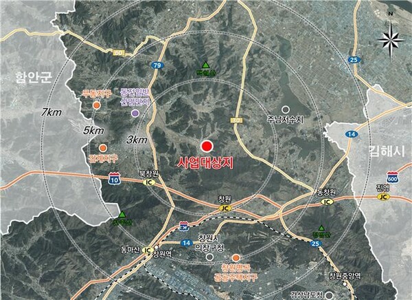 창원 제2국가산단 위치도./창원시