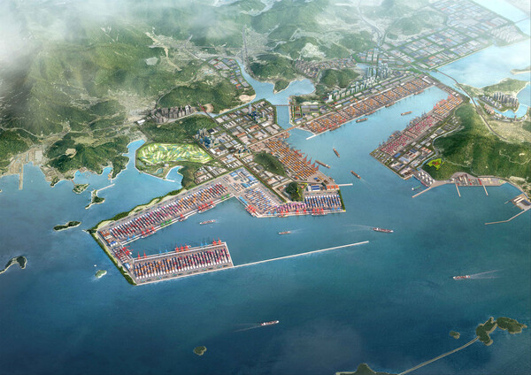 진해신항 조감도. /경남도