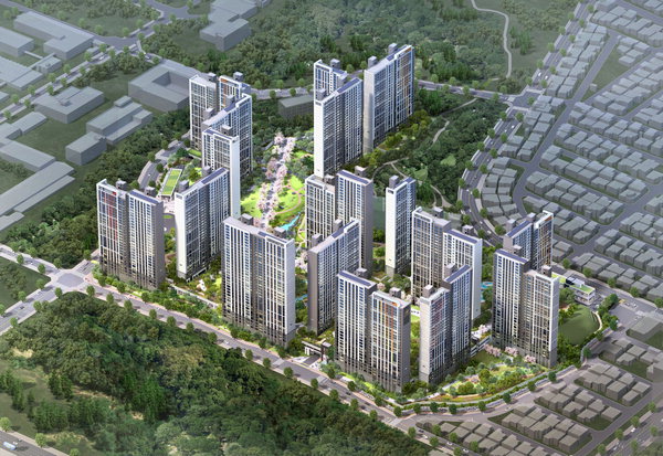  힐스테이트 창원 더퍼스트 조감도. /현대건설