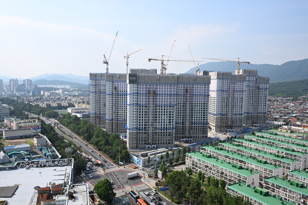 창원지역 대규모 공사 현장. /경남도민일보 DB