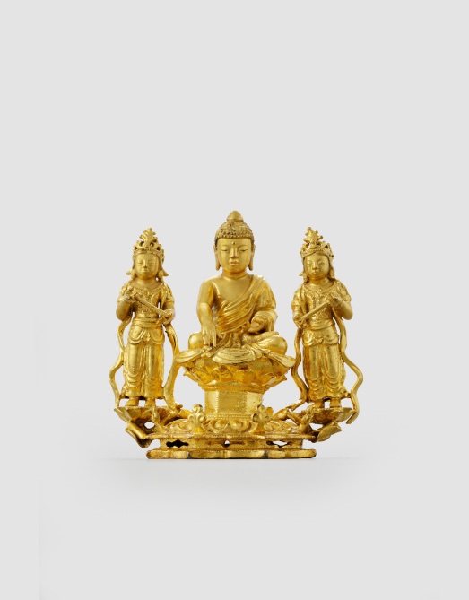 양산 통도사성보박물관 아미타여래삼존상.