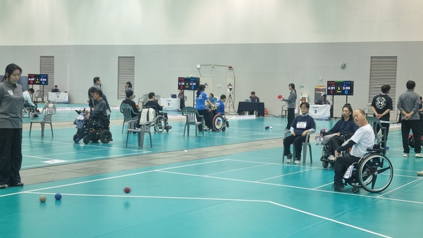 보치아 경기 장면. /경남장애인체육회