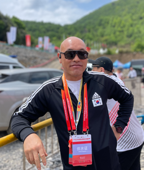 홍미웅 경남 장애인 사이클팀 감독. /홍미웅