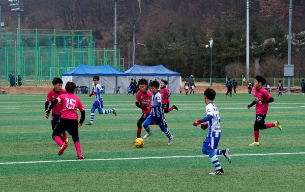 ‘제10회 산청군수배 전국 유소년 축구대회’가 14일부터 16일까지 산청군 일원에서 열린다. 지난 대회 모습. /산청군