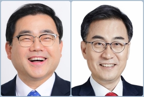 허성무(왼쪽) 더불어민주당 창원 성산·최형두 국민의힘 창원 마산합포 국회의원. /각 의원실