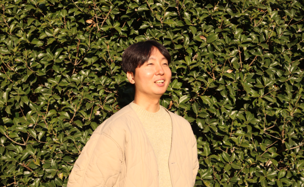 권형수 문화곳간 만개 문화기획자가 인터뷰를 하고 있다. /주성희 기자