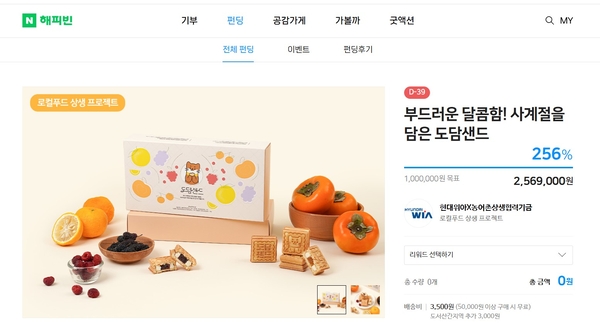 기계회사 현대위아가 경남 농가와 '특산품 상생 과자' 출시 - 뉴스 썸네일 이미지